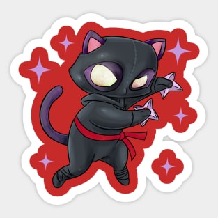 Purr Ninja Sticker